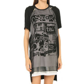 Dsquared² Black Silk Casual Dress
